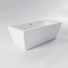 Load image into Gallery viewer, Square Freestanding Tub Angle